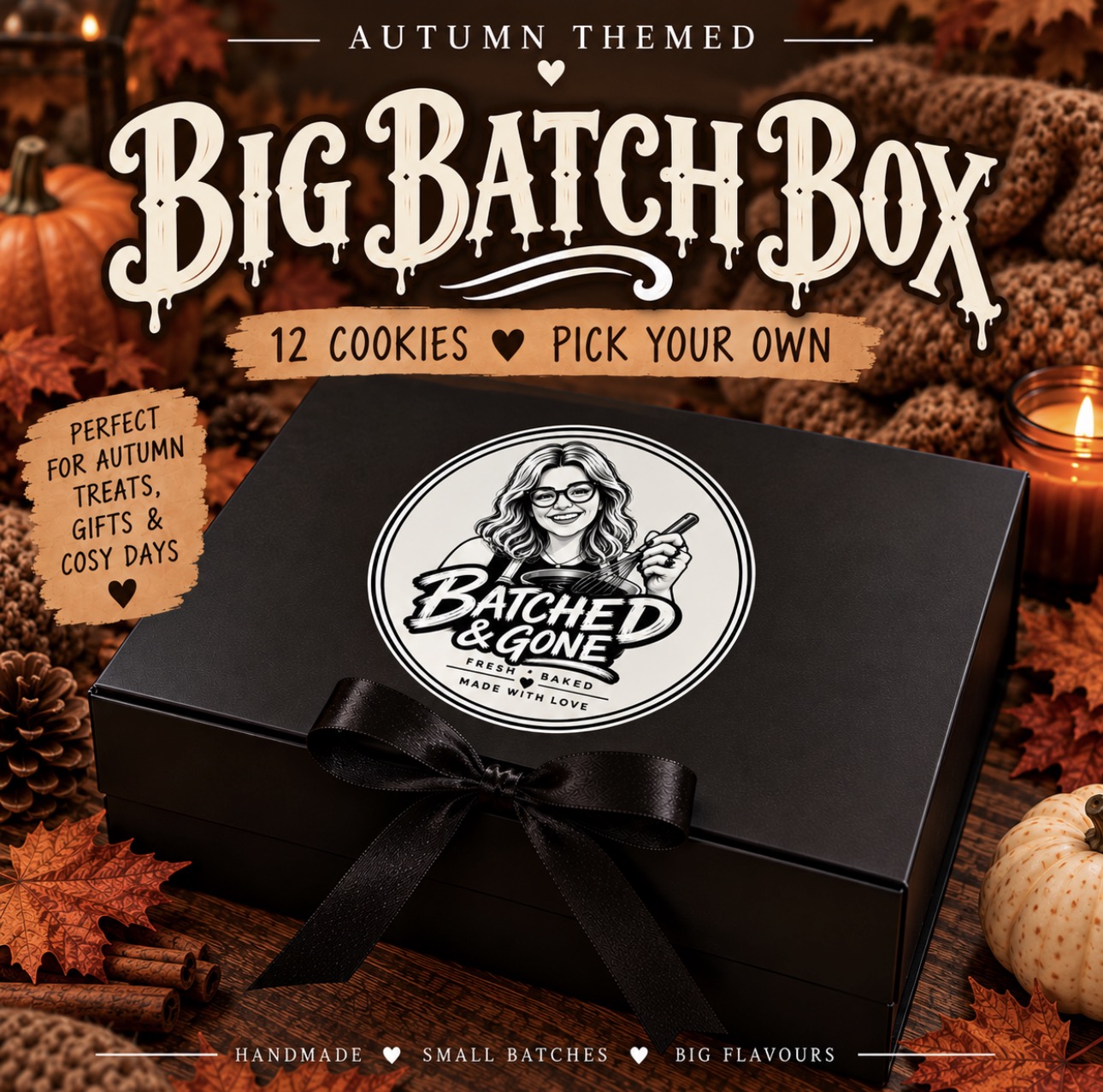 Big Batch Box - pick any 12 cookies